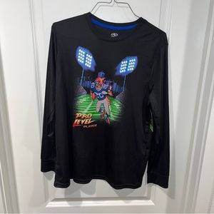 New Athletic Works youth boys XL long sleeve shirt 14/16 husky football prolevel